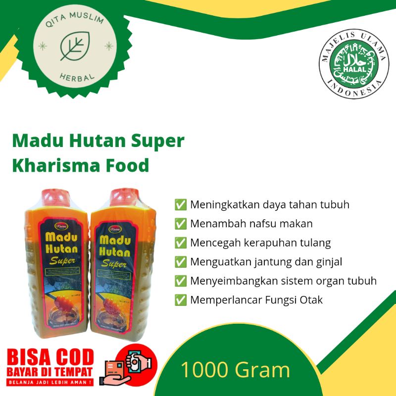 

Madu Hutan Super Kharisma Food Original 1000gr