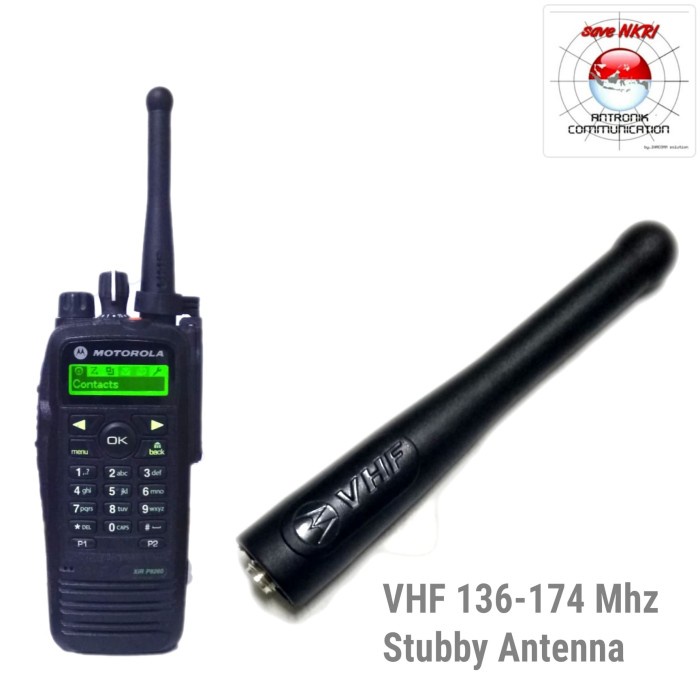 Buruan Antena Xir P8268 Vhf Antene Ht Motorola P8268 136-174Mhz M Terbatas