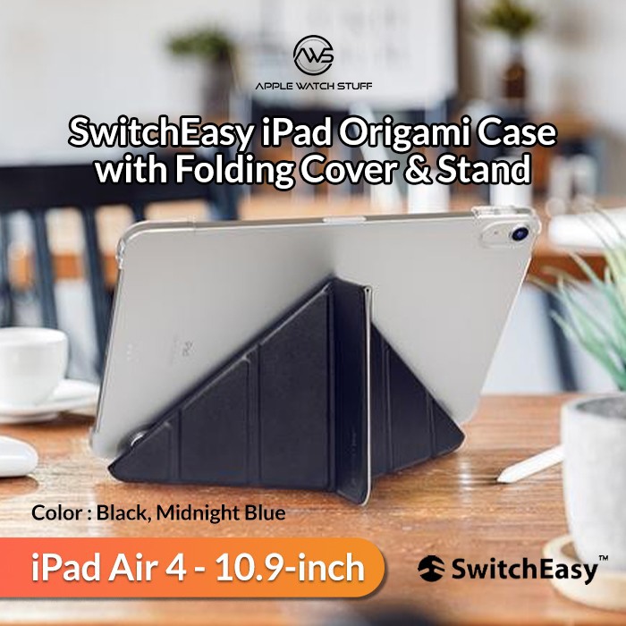 SwitchEasy Origami Case with Folding Cover &amp; Stand for iPad Air 4 10.9 inch