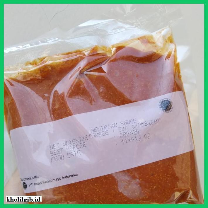

gnidderdsaus- mentaiko sauce 500g - saus mentai -asliiiiii.