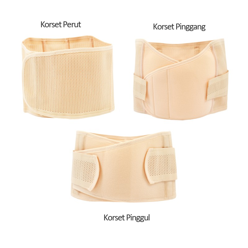 Korset Melahirkan | MOOIMOM 3in1 Postnatal Recovery Breathable Corset - Korset Pelangsing Pasca Melahirkan