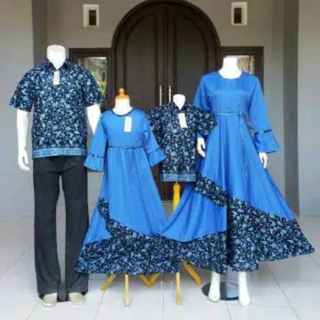 Bisa jumbo gamis syari modern batik pekalongan