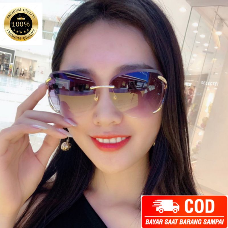 KACAMATA Sunglasses Wanita,KacamataCartier19098,SuperPremium,Lensauv+Antisilau