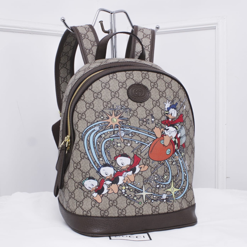 Tas Gucci x Disney Donald Duck Backpack (Batam)