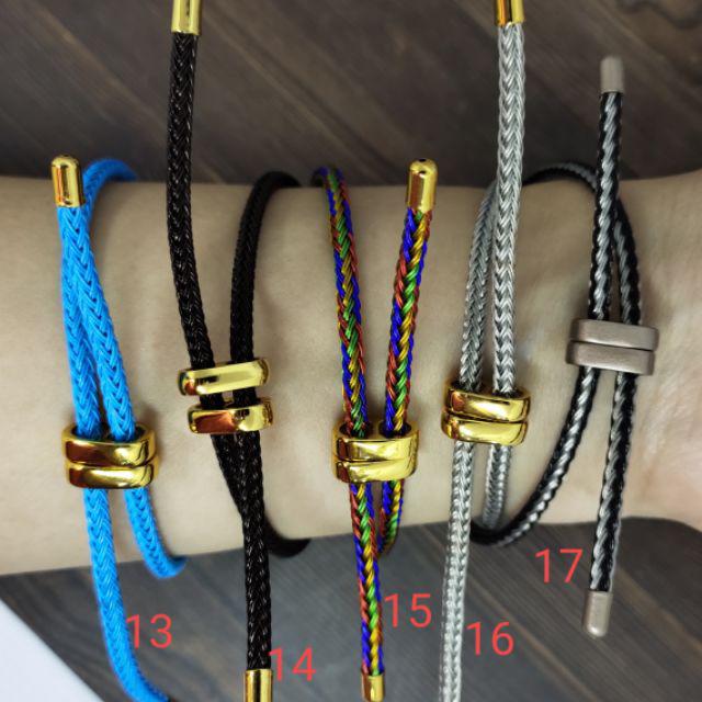 FIFI FASHION Gelang tangan wanita  Korea Mode Kreatif  Tali kawat Gold Disesuaikan (1-17) 12#-13