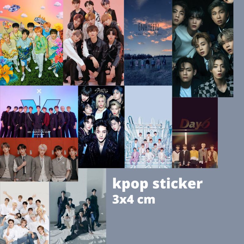 

paket hemat kpop sticker 45pc Stiker Aesthetic/Stiker Tumblr/Stiker Lucu/Stiker Cute