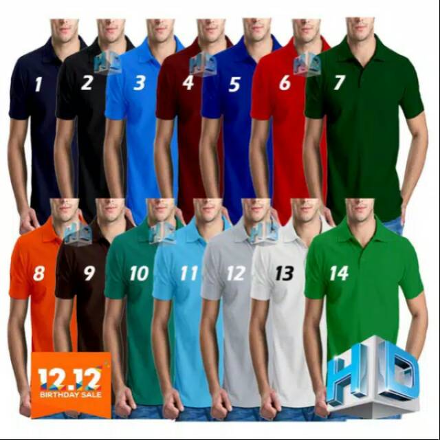 Kaos Kerah Polo Kaos Polo Kerah Murah Kaos Polosan Berkerah Baju Berkerah Polo Tshirt KaosKerahMurah