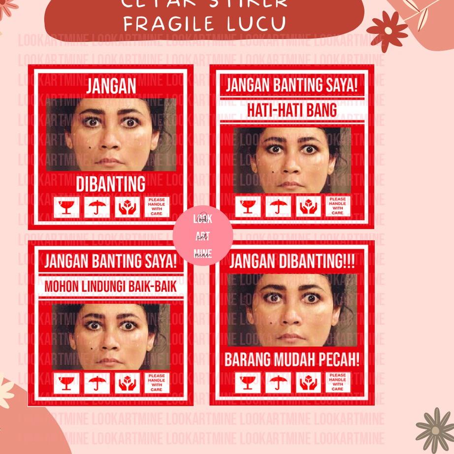 

➺Best Produk 7VH CETAK STIKER FRAGILE SUSANA LUCU UNIK | STIKER JANGAN DIBANTING 97 ✢Diskon