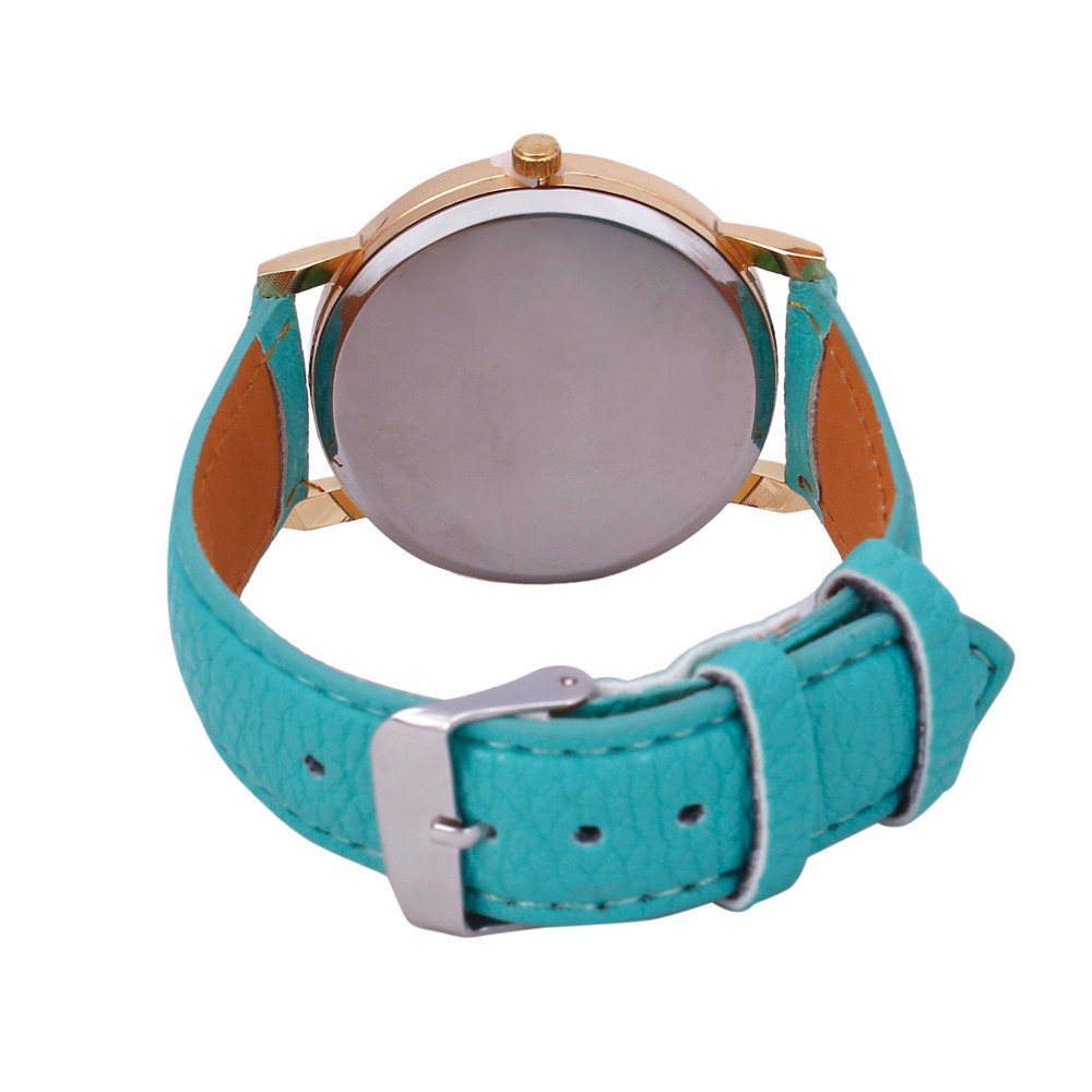 jam tangan fashion wanita panah bulu tali kulit women watch (1J1) jwa033