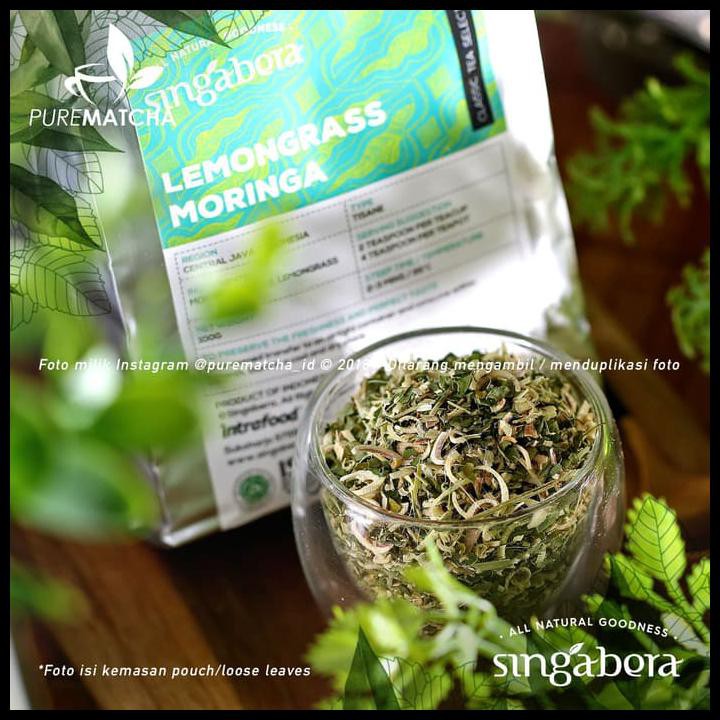 

Singabera Tea - Lemongrass Moringa 100Gr Teh Sereh Daun Kelor Herbal