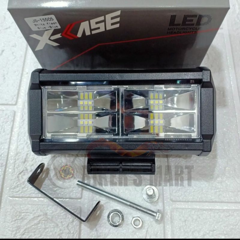 LAMPU TEMBAK LED SOROT X-CASE UNIVERSAL