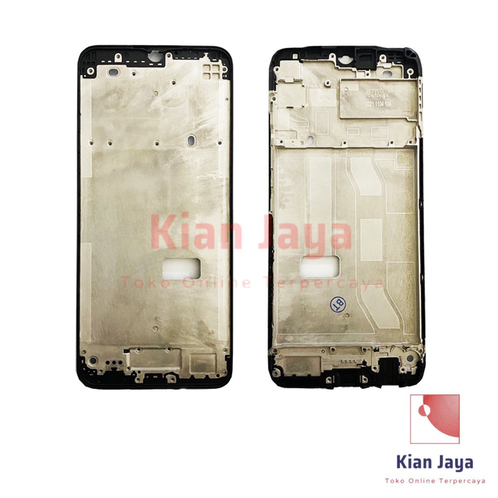 Middle Frame LCD Handphone Realme C12 / C15 Tulang Casing Tatakan Bezel Bazel Hp