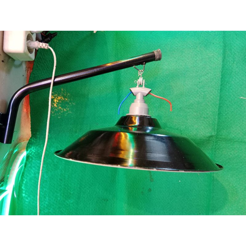 kap wd hitam e27 kosongan set fitting e 27 tiang wd