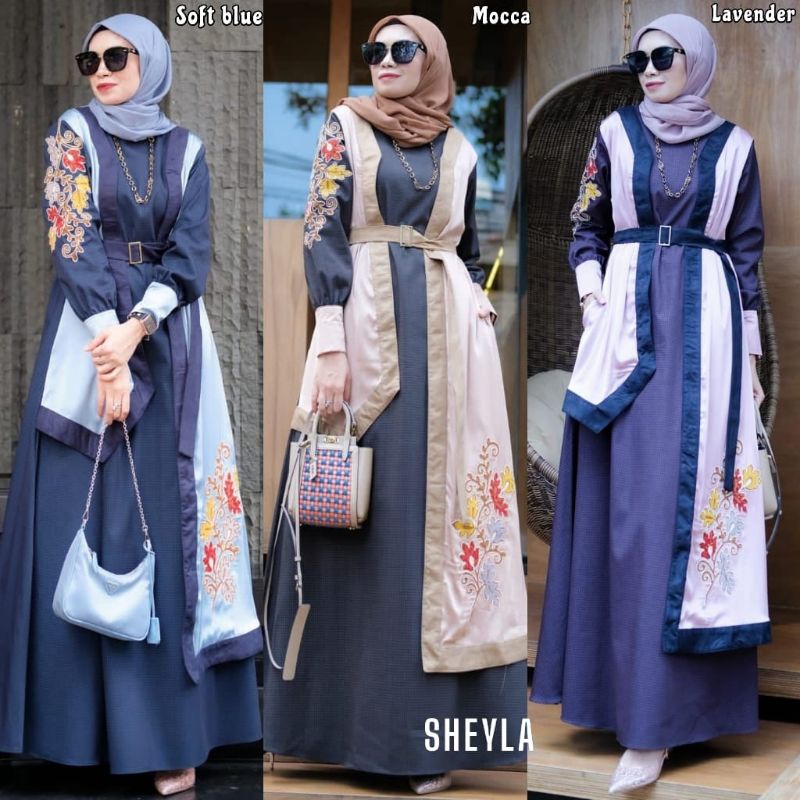 (NEW/COD) GAMIS SHEYLA DRESS by DCL PREMIUM