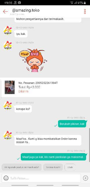 Masker Kain Oxford Tali Karet