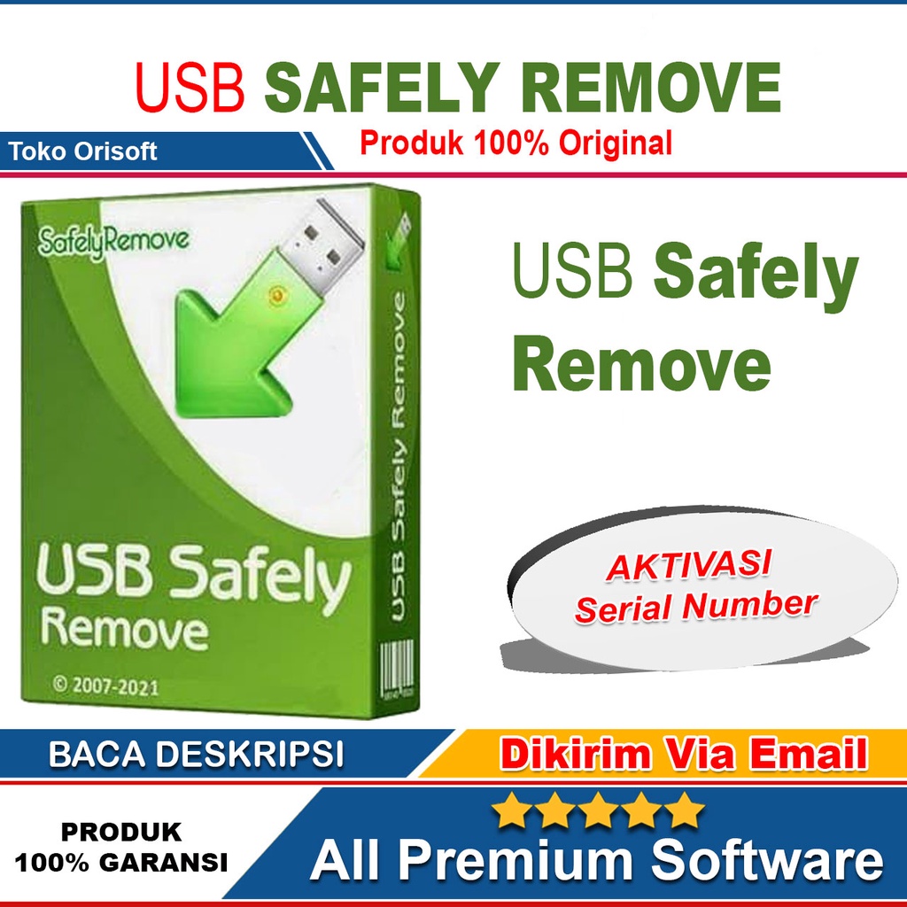 Lisensi USB Safely Remove V6.1.7 Original Full Version + Serial Number Aaktivasi