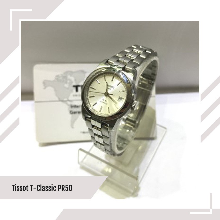 JAM TANGAN ORIGINAL TISSOT T-CLASSIC PR50 AUTOMATIC WANITA