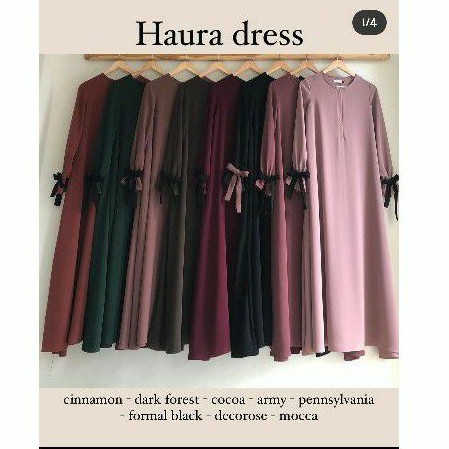HAURA DRESS -DARK FOREST XS- BY AURORACLO