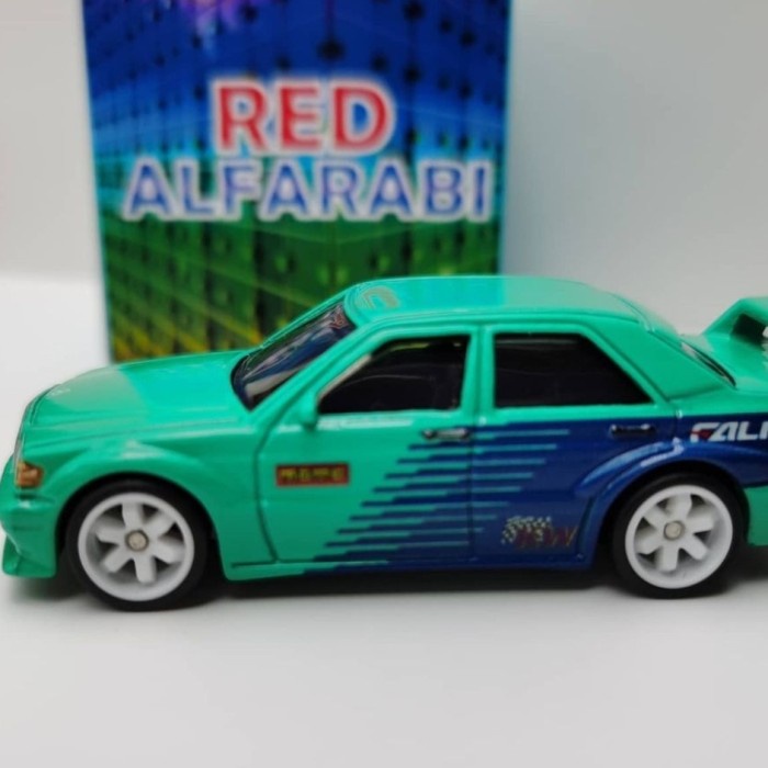 READY Hot Wheels Mercedes Benz 190E Mercy Falken Team Transport DISKON