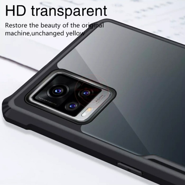 S/P- CASING Softcase VIVO V20 Shockproof Armor Transparent Premium Hardcase CASE SP