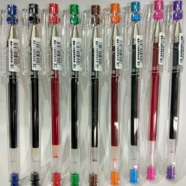 

pen refill Hitec pilot pulpen makna hitam dan biru HI TEC pilot satuan