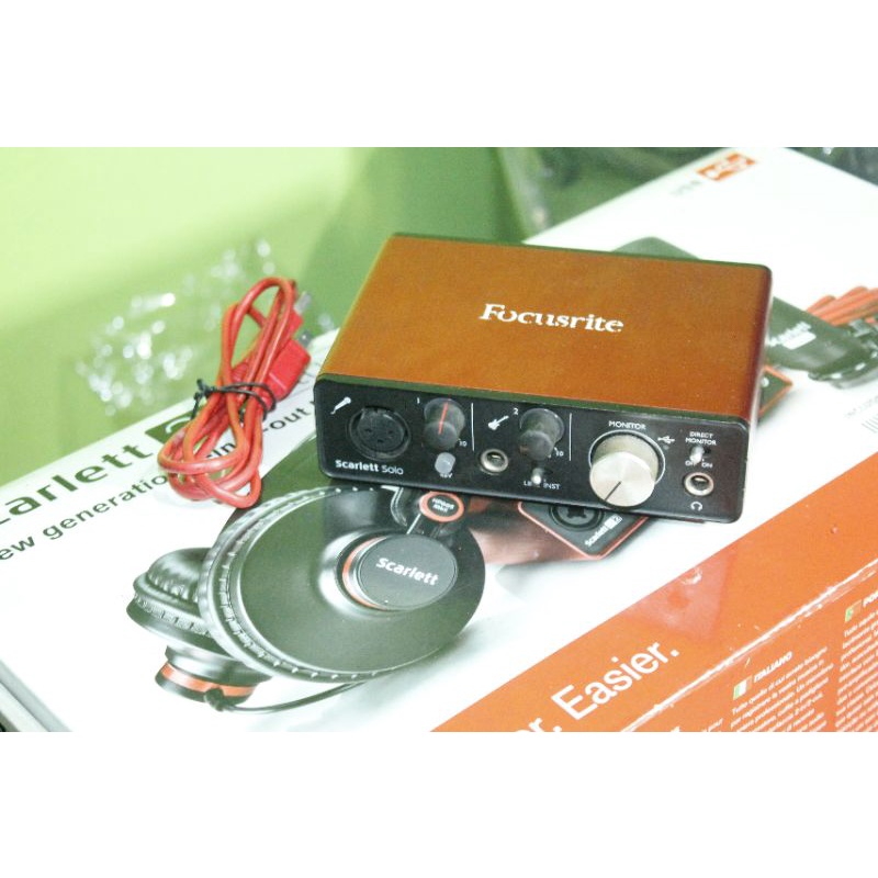 Focusrite Scarlett solo 2nd Second Generation Generasi kedua