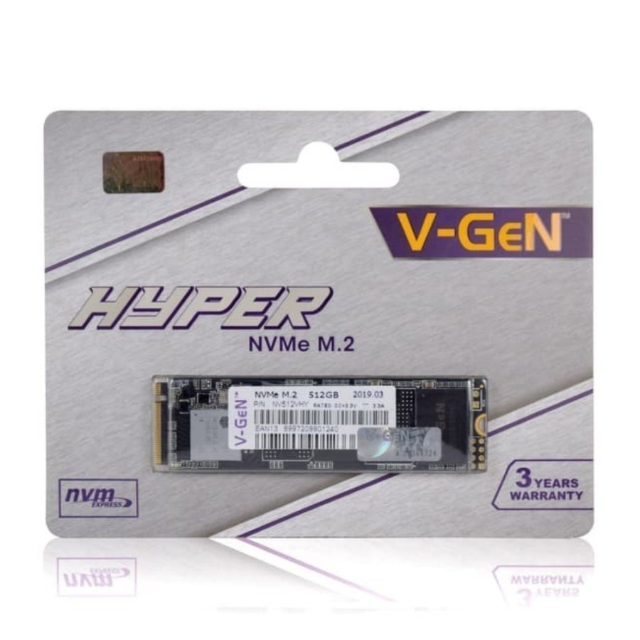 SSD M.2 NVME Hyper 512GB VGEN V-Gen 512 GB- Original
