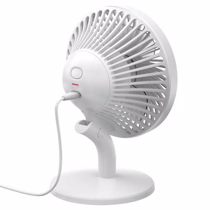 Baseus Ocean Fan Portable - Kipas Angin Meja Rechargeable Desktop Fan Ivomas.Nusantara