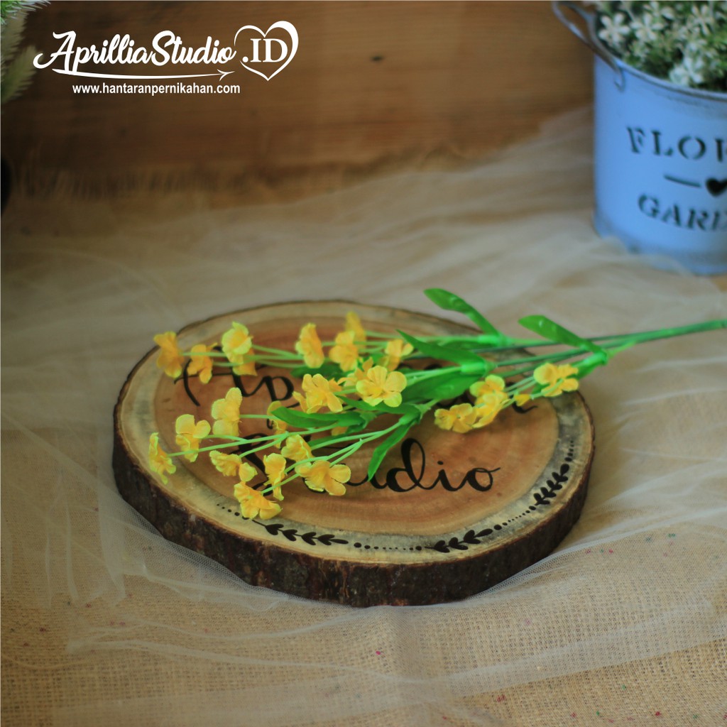 Bunga Plastik Artifisial Palsu Model - Jasmine Stem Bahan Kerajinan Untuk Dekorasi Rustic &amp; Craft