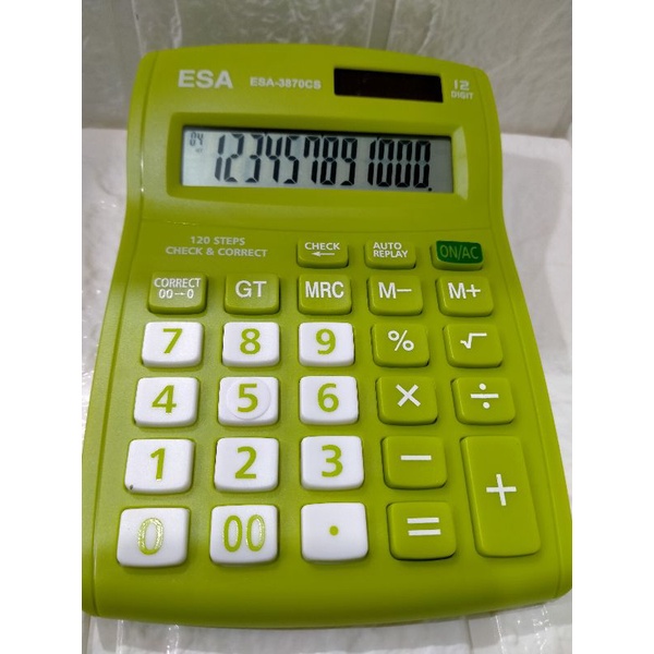 

ESA-3870CS 12 DIGIT/KALKULATOR MEJA DAGANG
