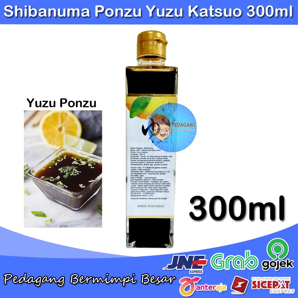 Shibanuma Ponzu Yuzu Katsuo 300ml | Saus Ponzu | Saus Shabu-Shabu