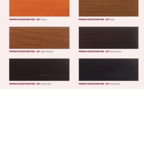 ☏ propan PWS - 631 Wood stain plitur kayu waterbased - light walnut ♩