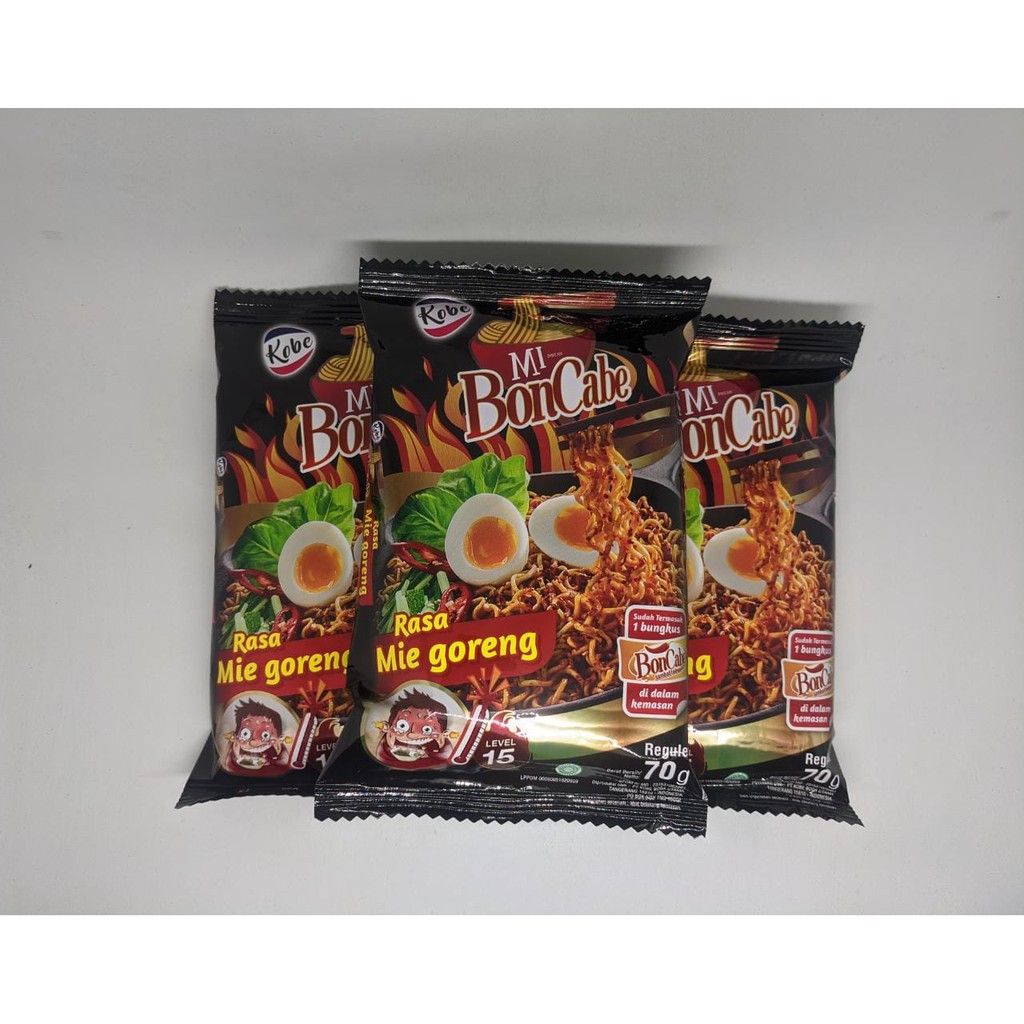 

Kobe Mi Boncabe / Bon Cabe Mie Goreng Level 15 / Mie Kekinian