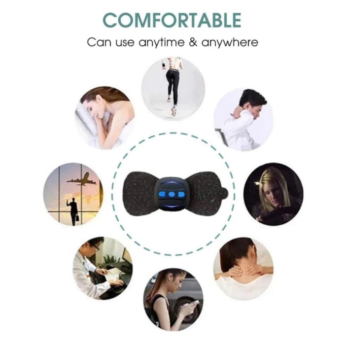 BAROKAH GAMIS Portable Mini Cervical Massager 6 in 1 pain relief support terapi