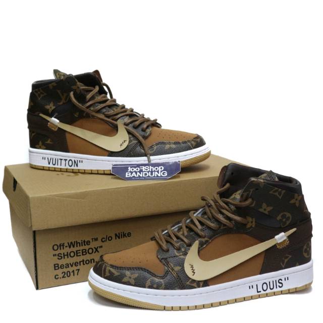 off white lv jordan 1