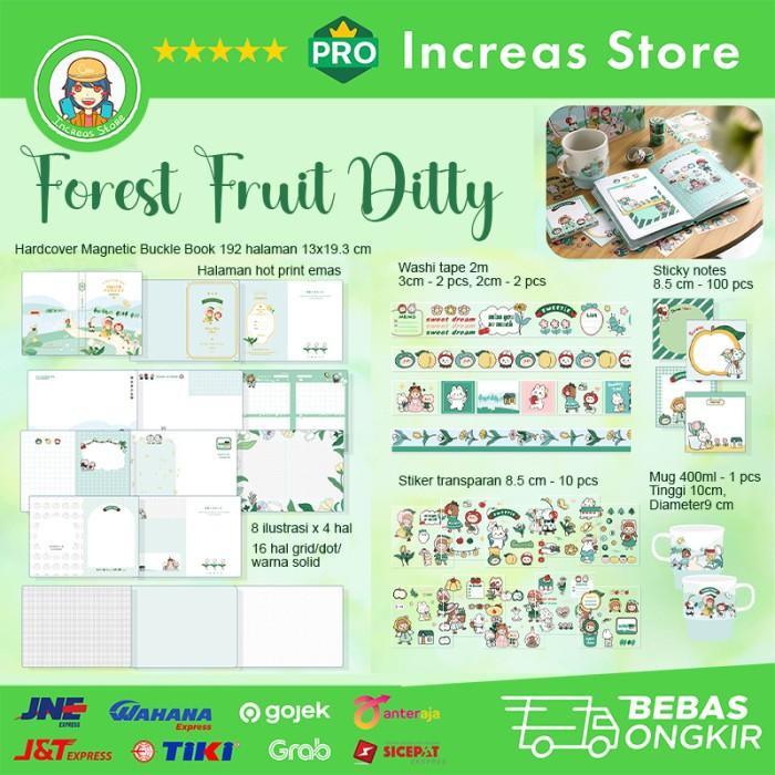 

Hampers Diary Hardcover Mug Set - Washi Tape, Sticker & Sticky Notes