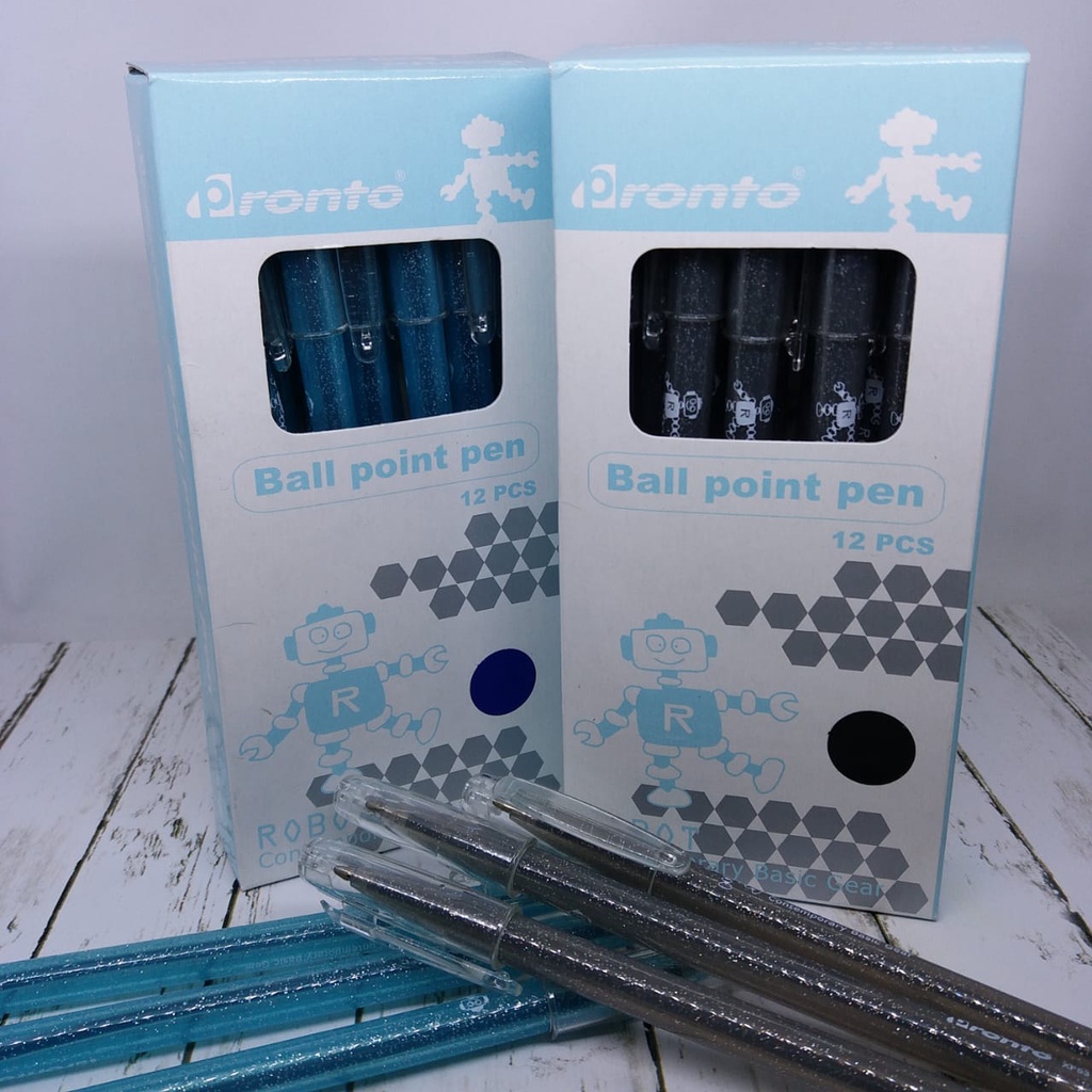 

BENSIA Pulpen BNEF-F3 Pulpen Tinta Hitam 1 Lusin Isi 12 Pcs