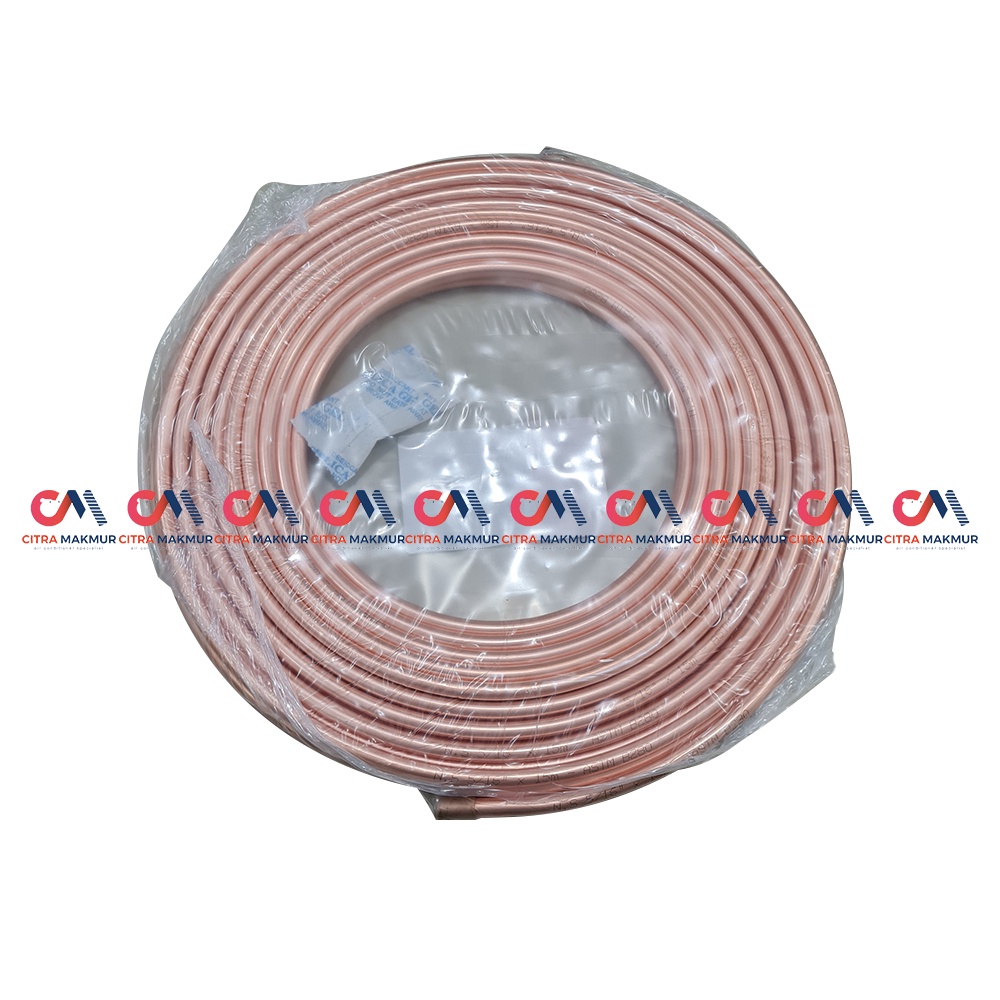 Pipa Tembaga Kulkas 5/16 inci per meter meteran 7,5 mm Las Freezer Oksigen NS Nippon Steel ASTM inch