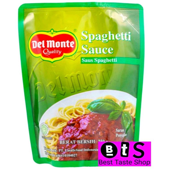 

Delmonte Saus Spaghetti Sauce Pouch 250g