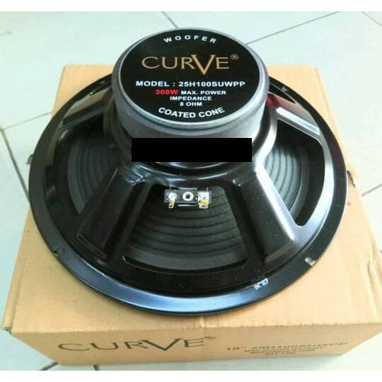 Speaker Woofer 10 inch CURVE 300 watt