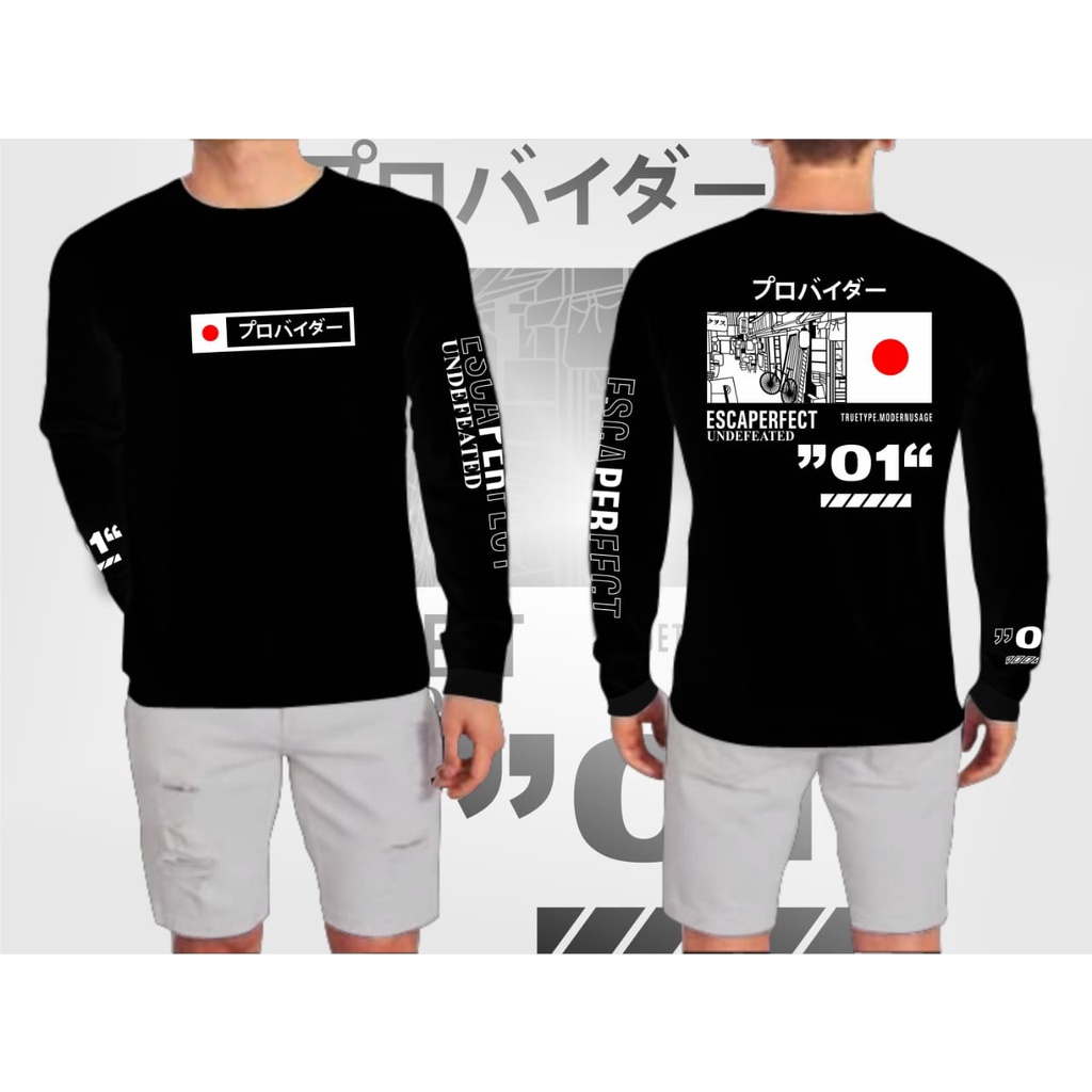 KMV_  KAOS JEPANG // BAJU KAOS LOGO JEPANG LENGAN PANJANG // KAOS TERBARU // KAOS DISTRO / BENDERA J