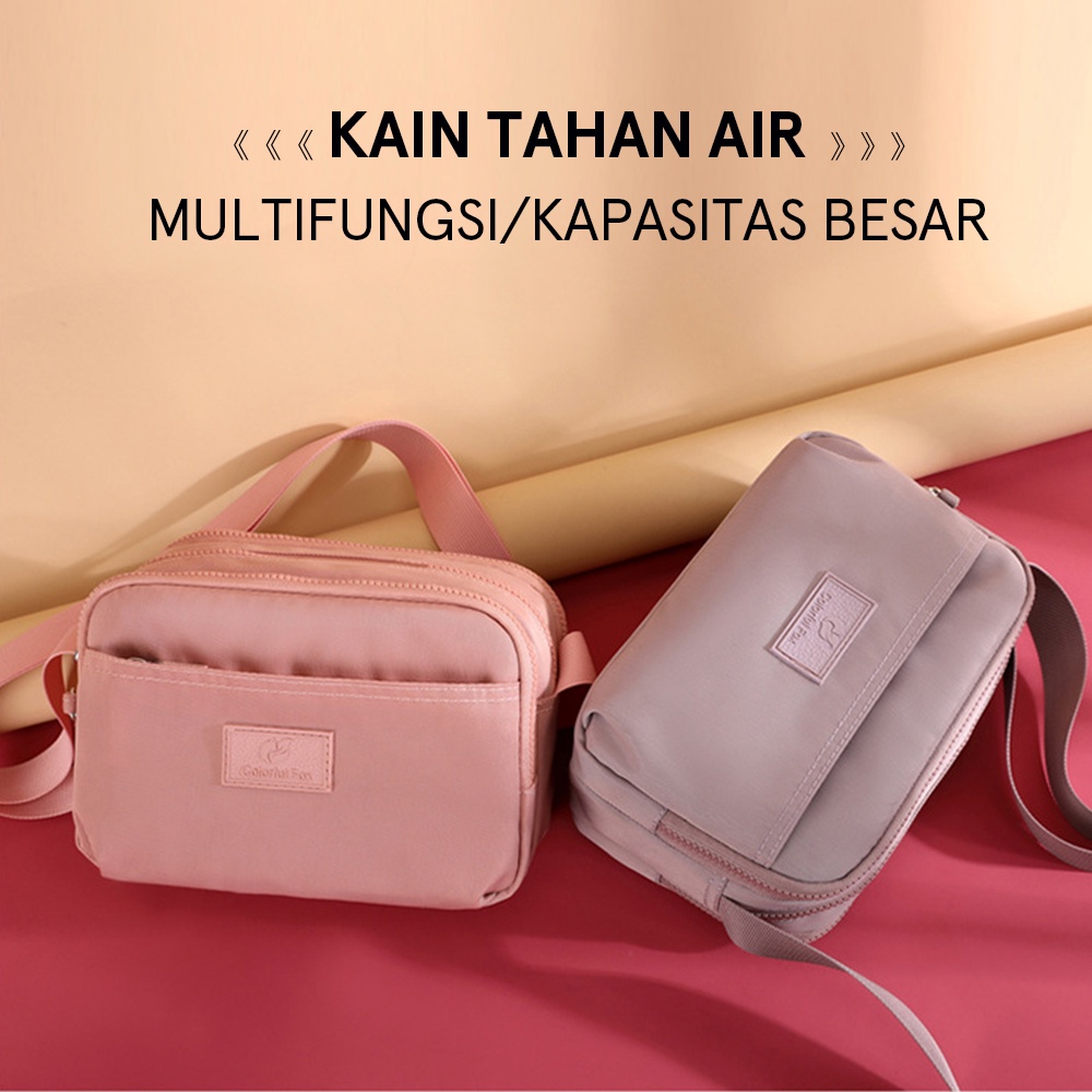 COLORFUL FOX Murah sale  0422 Tas Selempang Wanita Sling Bag Wanita Shoulder Bag Wanita WATCHKITE BAEOS