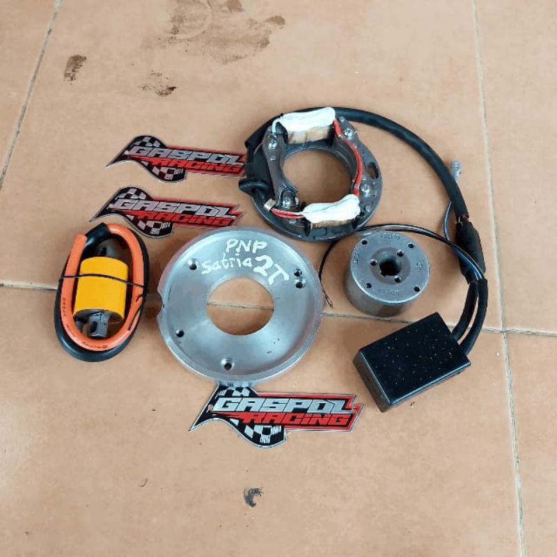 MAGNET RM PNP SATRIA 2 TAK/ FIZ R RACING PENGAPIAN RM TINGGAL PASANG DG PLENDES SPESIAL