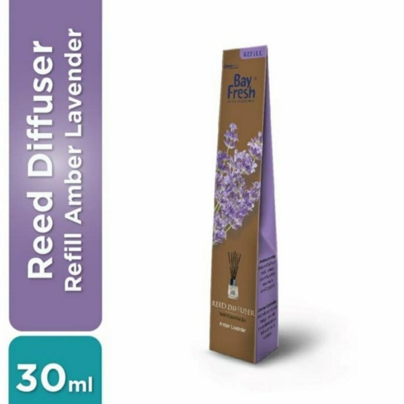 Bay Fresh Reed Diffuser Pengharum Ruangan Lavender Refill 30 Ml