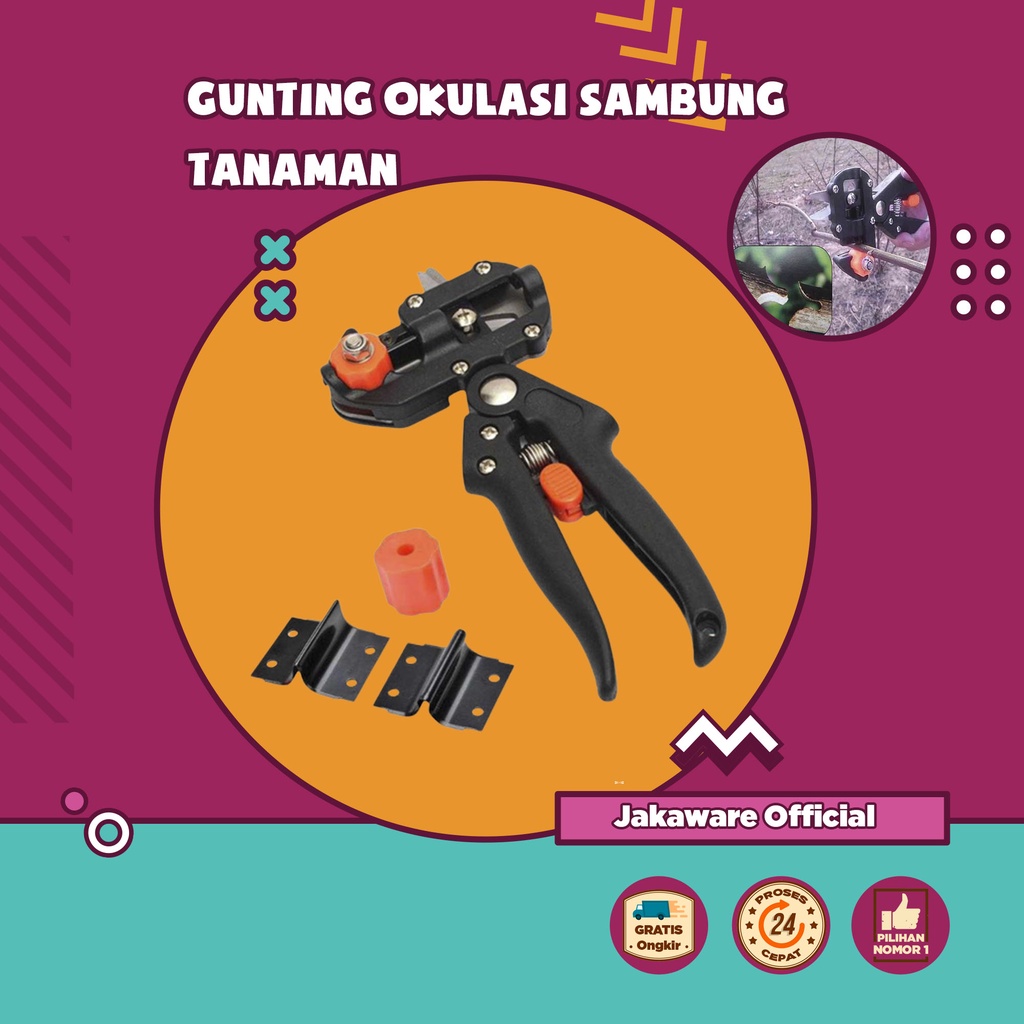 GUNTING OKULASI SAMBUNG BATANG TANAMAN GRAFTING PRUNING TOOL KEBUN PERTANIAN PEKARANGAN CAANGKOK TAB