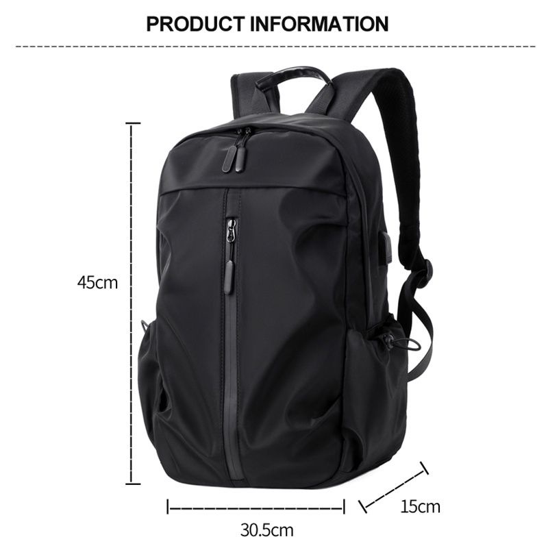 Tas Ransel Laptop Kerja Sekolah Pria Anti Air Bahan Waterproof Premium Stylish Fashionable LCM01