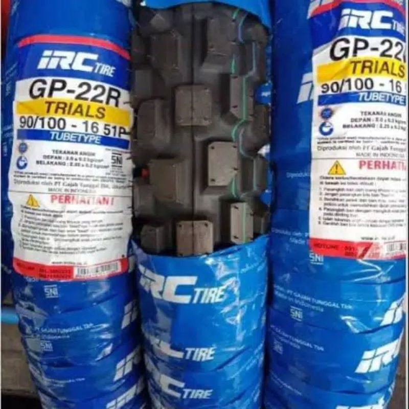 ban irc ring 16 GP-22R standar belakang klx 150 ukuran 90-100/16 ban semi cross