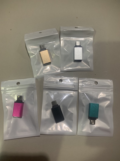 BOS - OTG USB TO TYPE C | OTG USB TO MICRO USB | SAMBUNGAN CARDREADER/FLASHDISK KE HANDPHONE