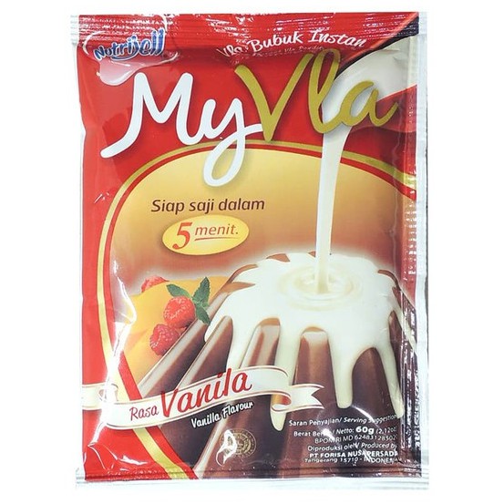 

Nutrijell My Vla Vanila 60gr Agar Nutrijel Pudding