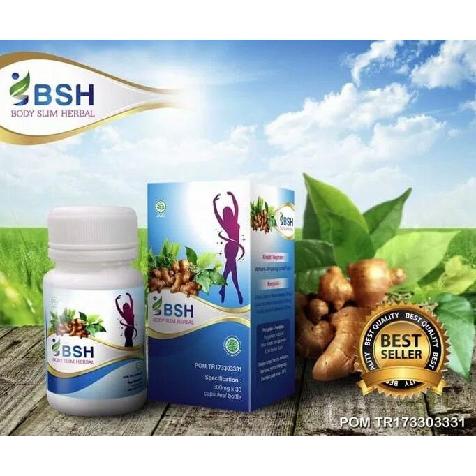 Diet Original-Asli-K741R9W- Bsh Original L Body Slim Herbal L Obat Pelangsing L Diet Alami